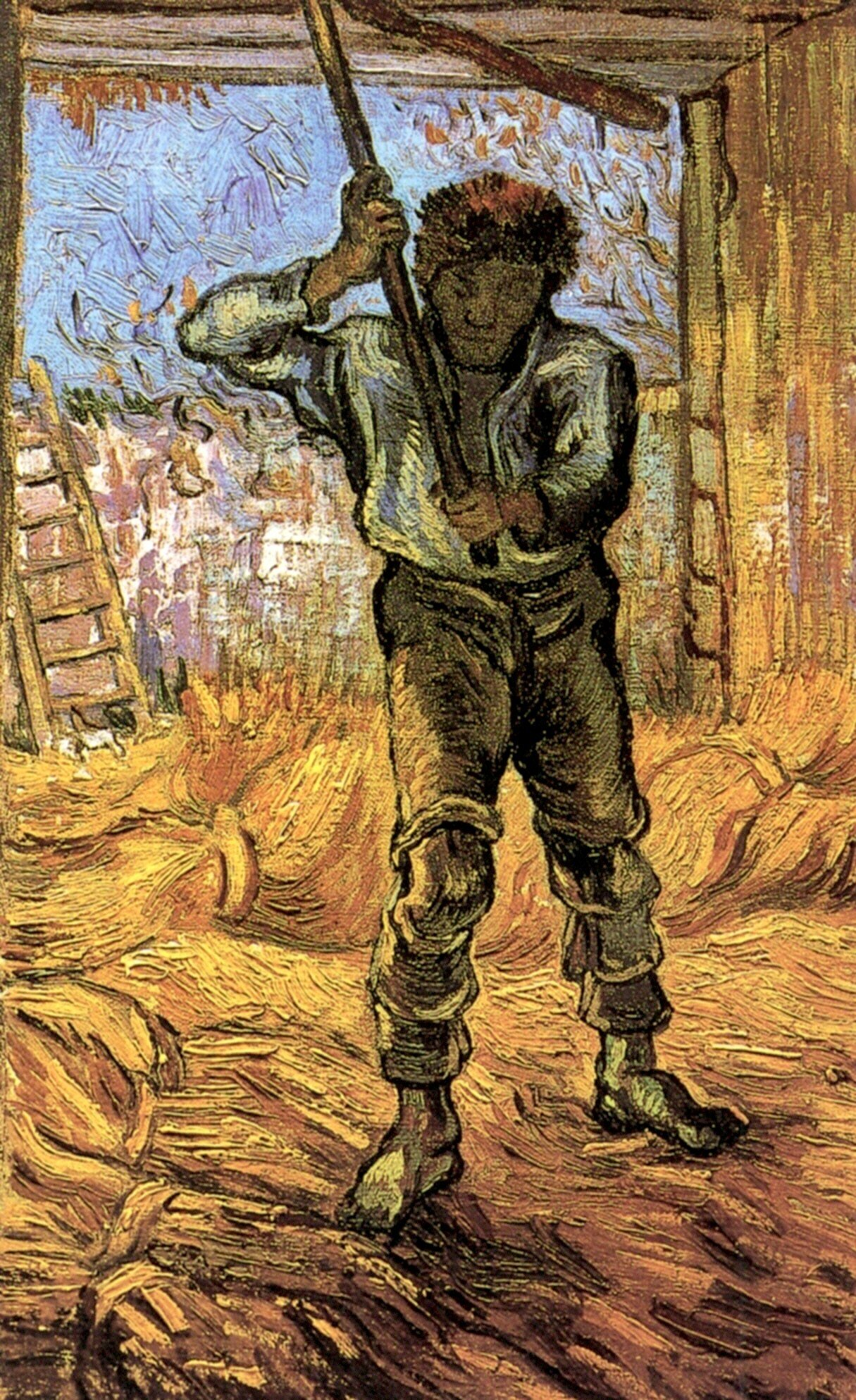  Ван Гог Молотильщик (по картине Жана Франсуа Милле) 